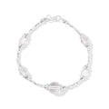 S925 Sterling Silver Bracelet For Women White Crystal