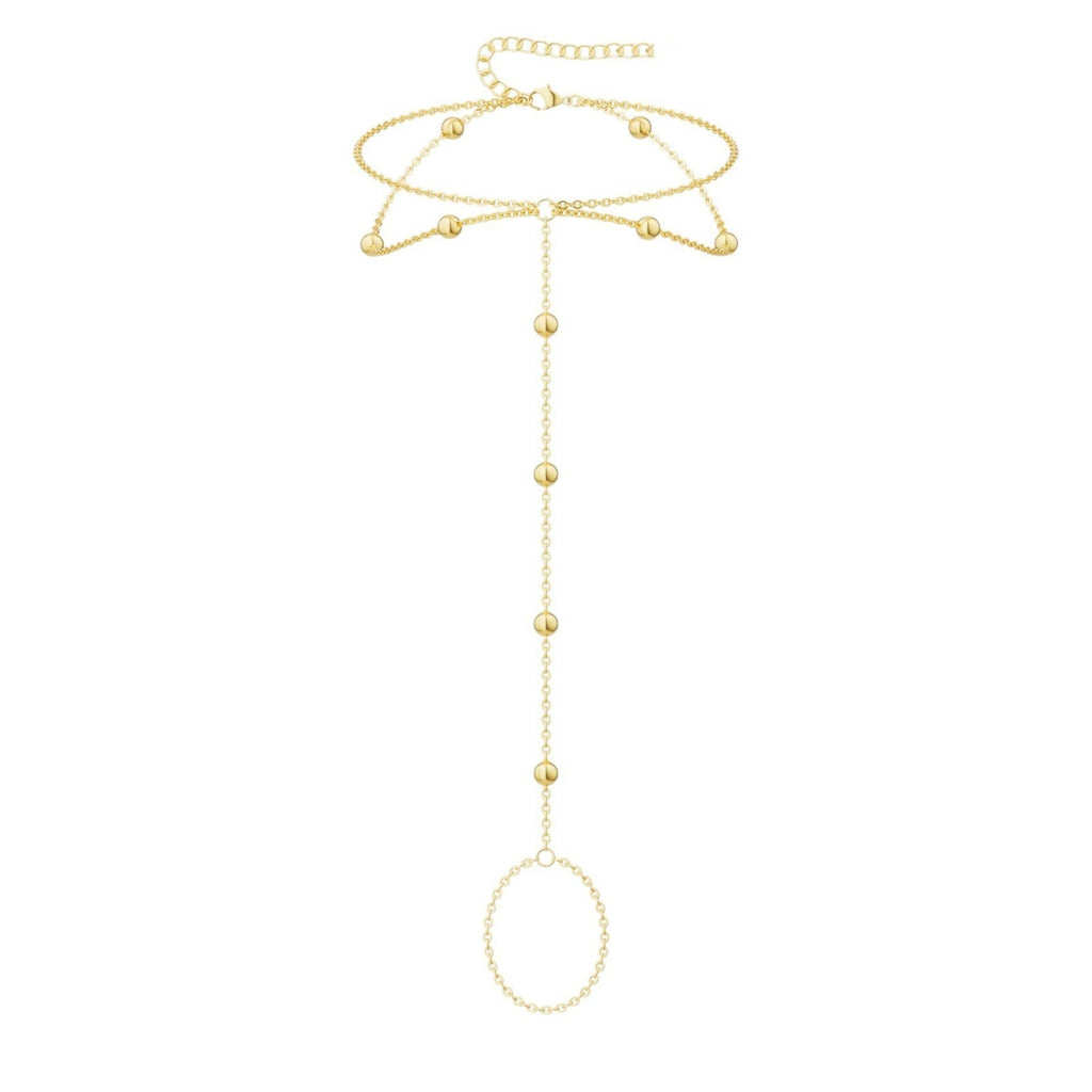 Womens Versatile Personality-filled Ball Bead Anklet