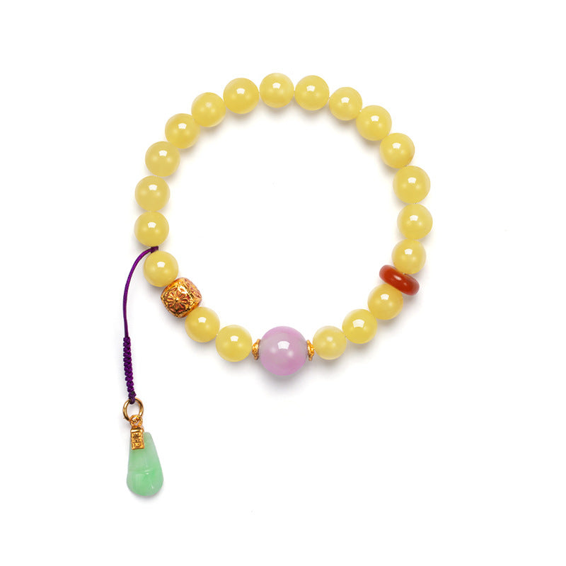 Fashion Natural Russian Beeswax Bracelet For Women