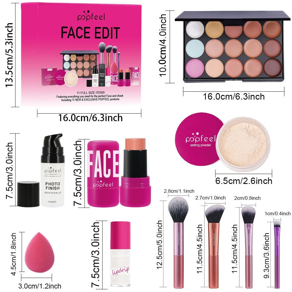 Popfeel Makeup Set Eye And Face Kit
