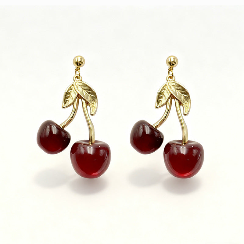 Cherries Retro-style Earrings For Women
