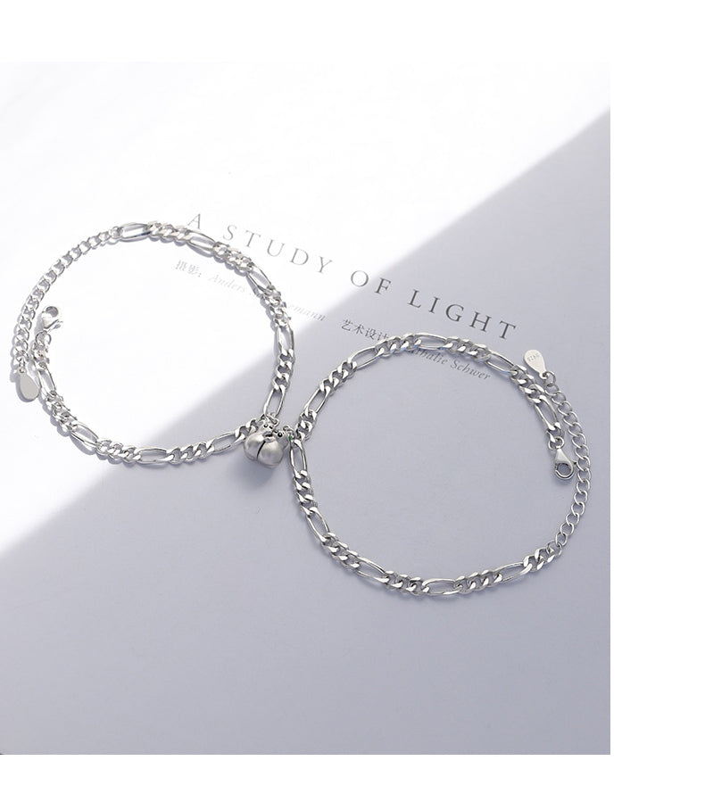 Fashion Magnetic One Pair Of Lovers Bracelet