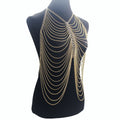 Fringe Body Chains Bikini Necklaces Prom Clothing Accessory Necklaces