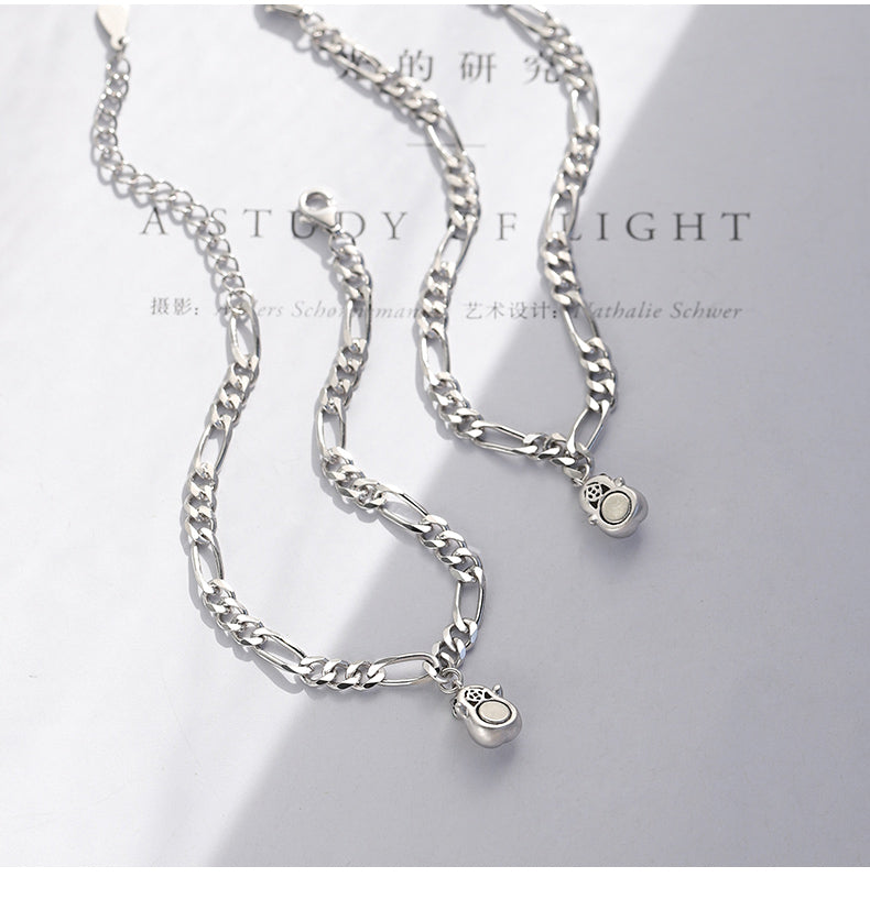 Fashion Magnetic One Pair Of Lovers Bracelet