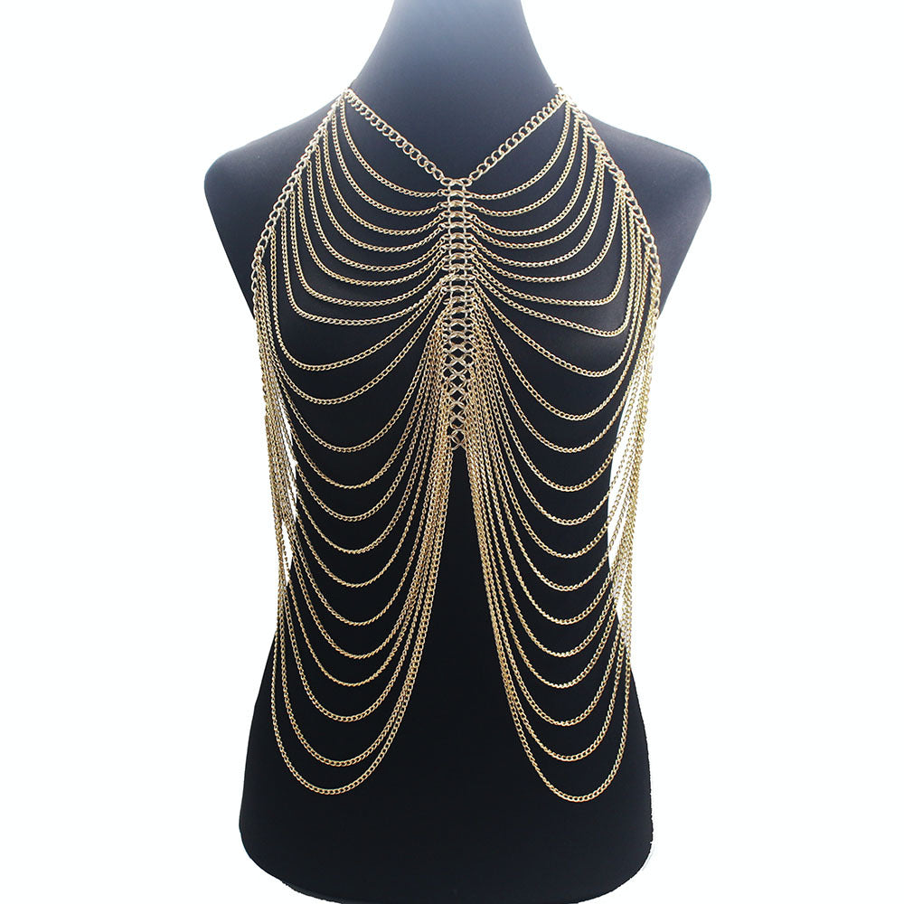 Fringe Body Chains Bikini Necklaces Prom Clothing Accessory Necklaces