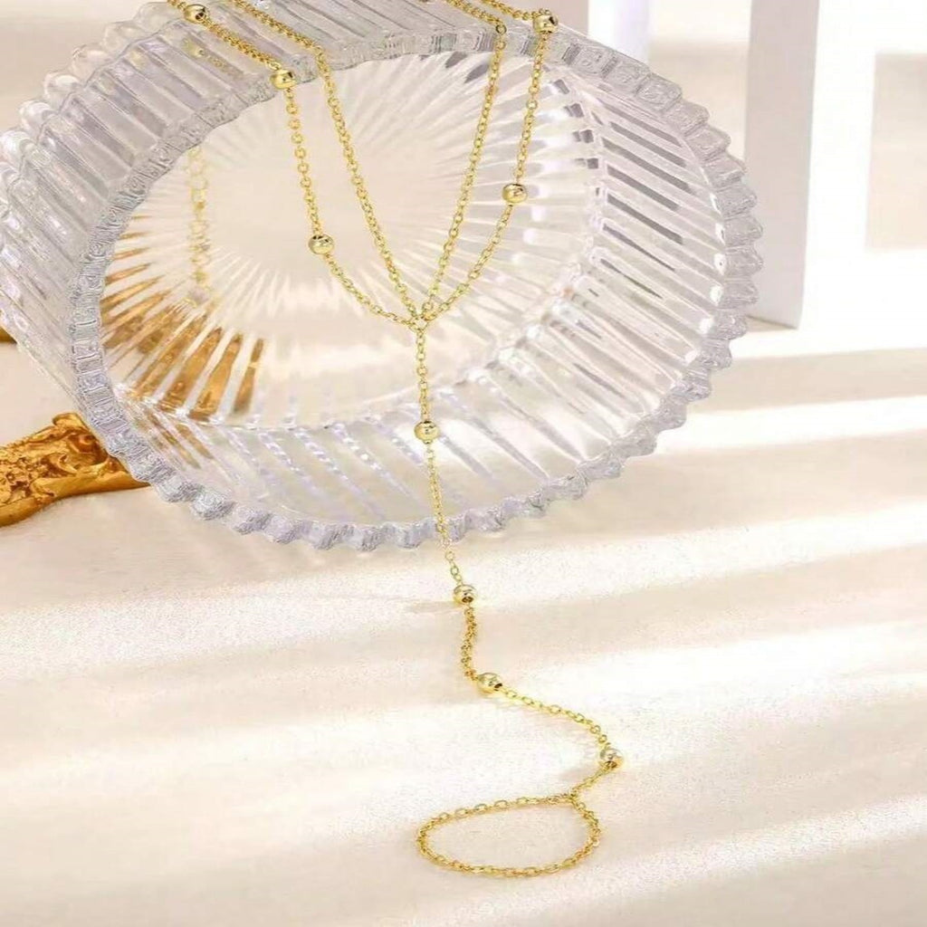 Womens Versatile Personality-filled Ball Bead Anklet