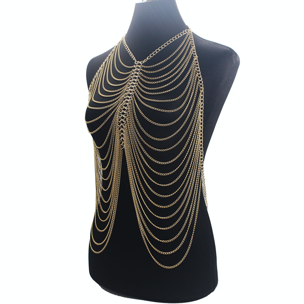 Fringe Body Chains Bikini Necklaces Prom Clothing Accessory Necklaces