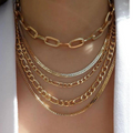 Vintage Gold Multi-style Necklaces For Women