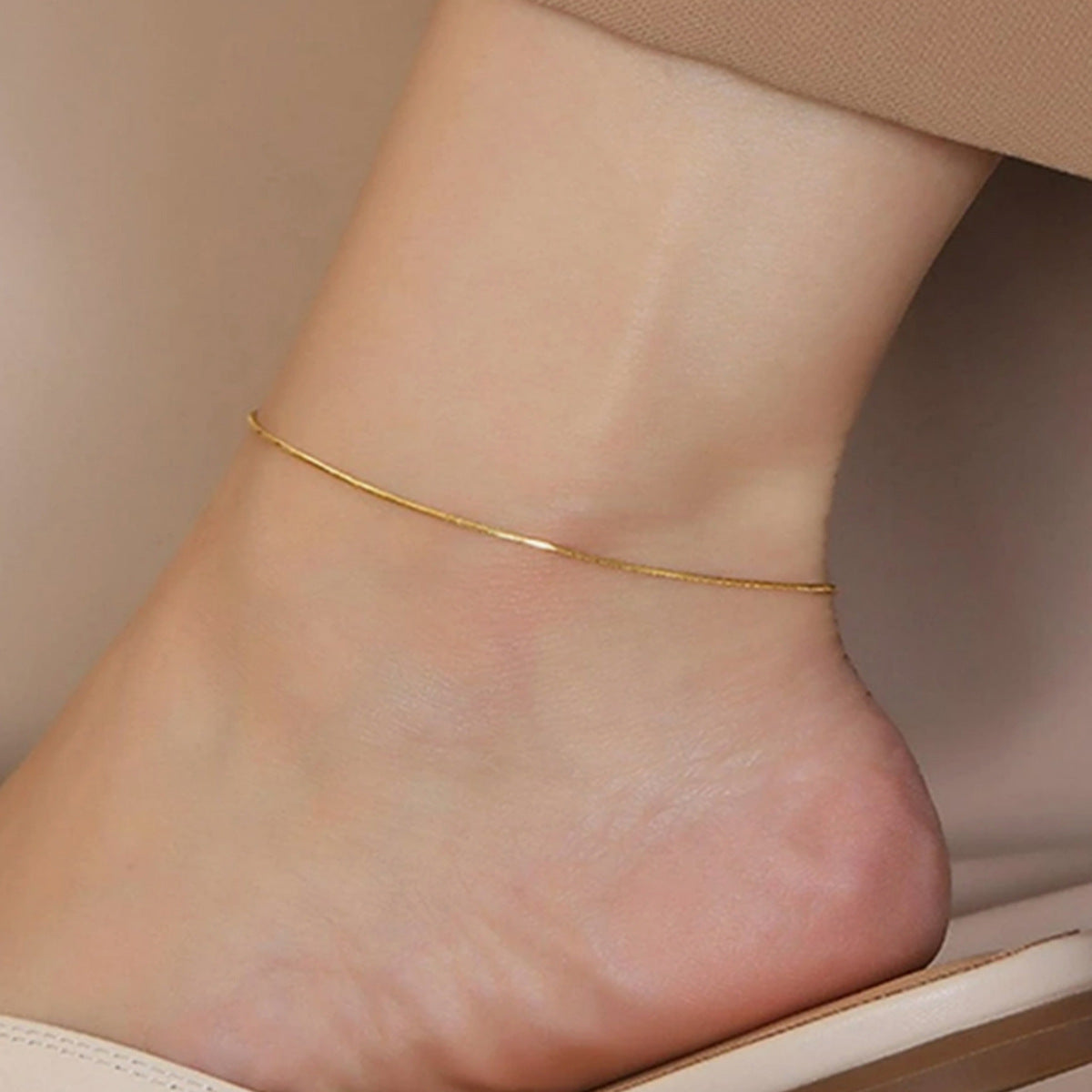 Women's Fashion Stainless Steel Anklets