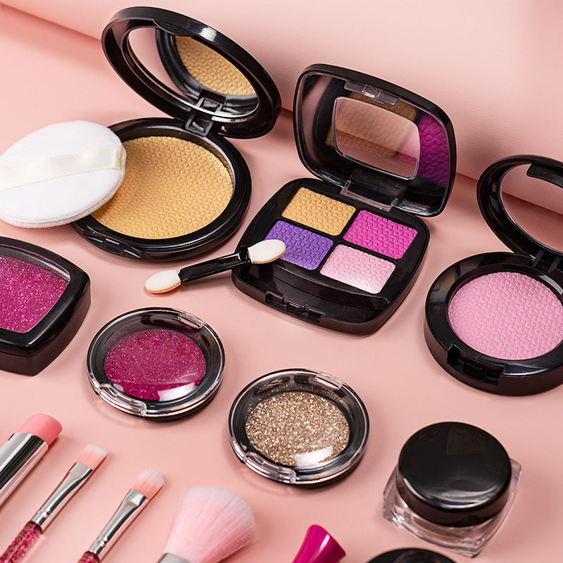 Cosmetics Toys Children Girl Lipstick Nail Polish Props Makeup Kit Set