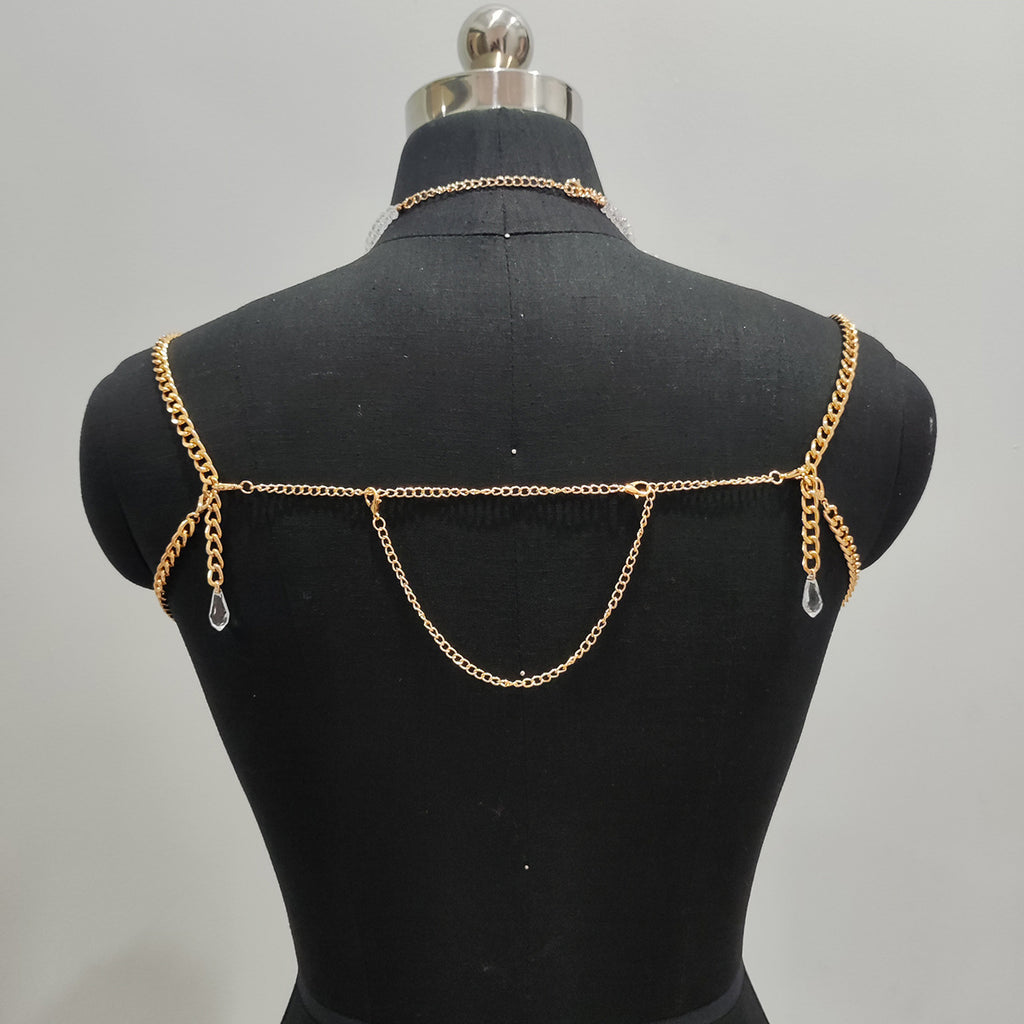 Fashion Colorful Beaded Chest Wrap Body Chains Women