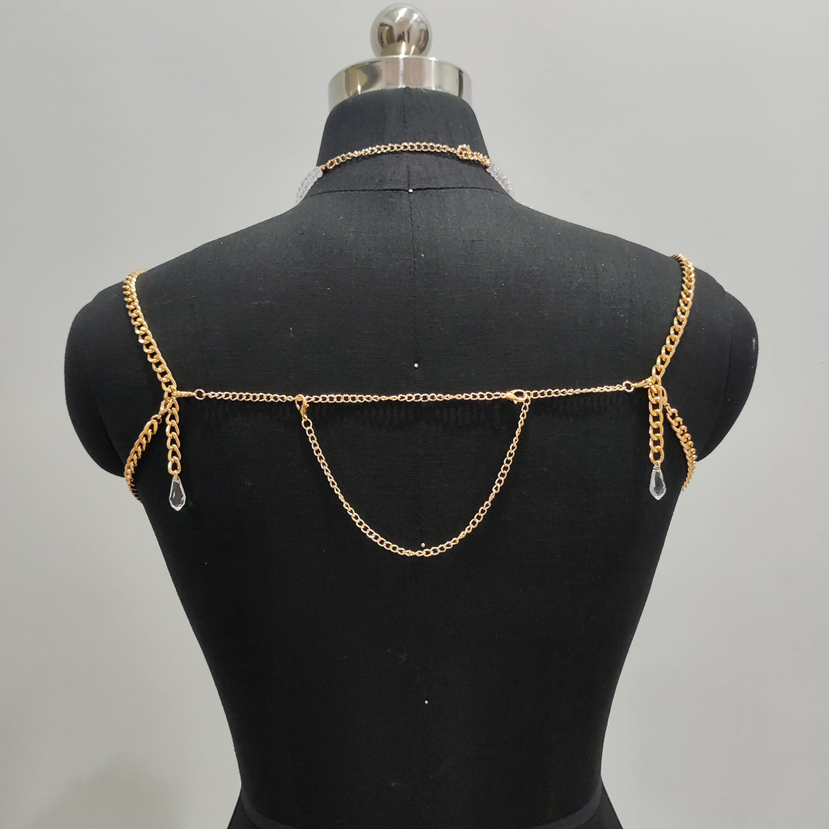 Fashion Colorful Beaded Chest Wrap Body Chains Women