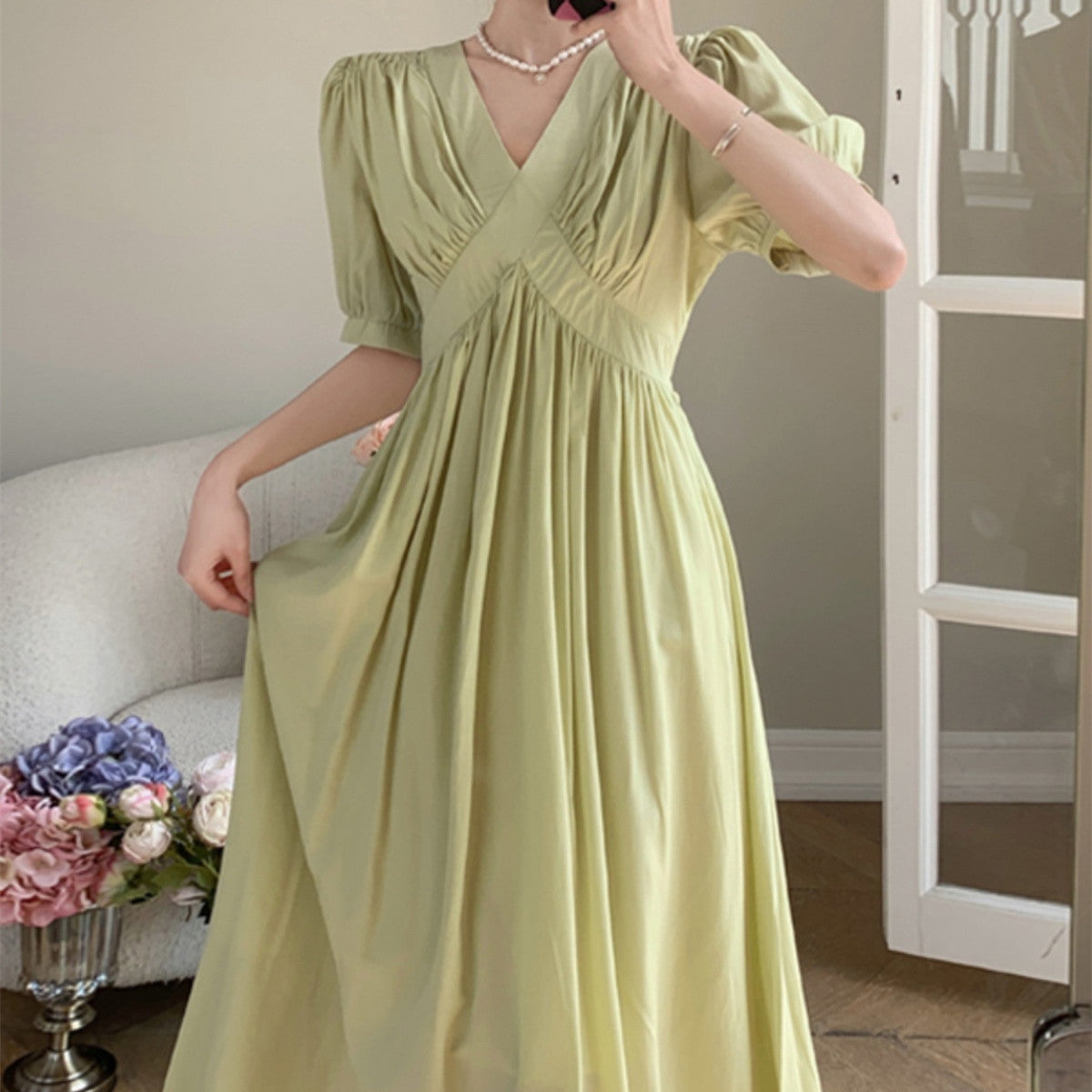 Women's Fashion Casual Temperament Thin Dresses