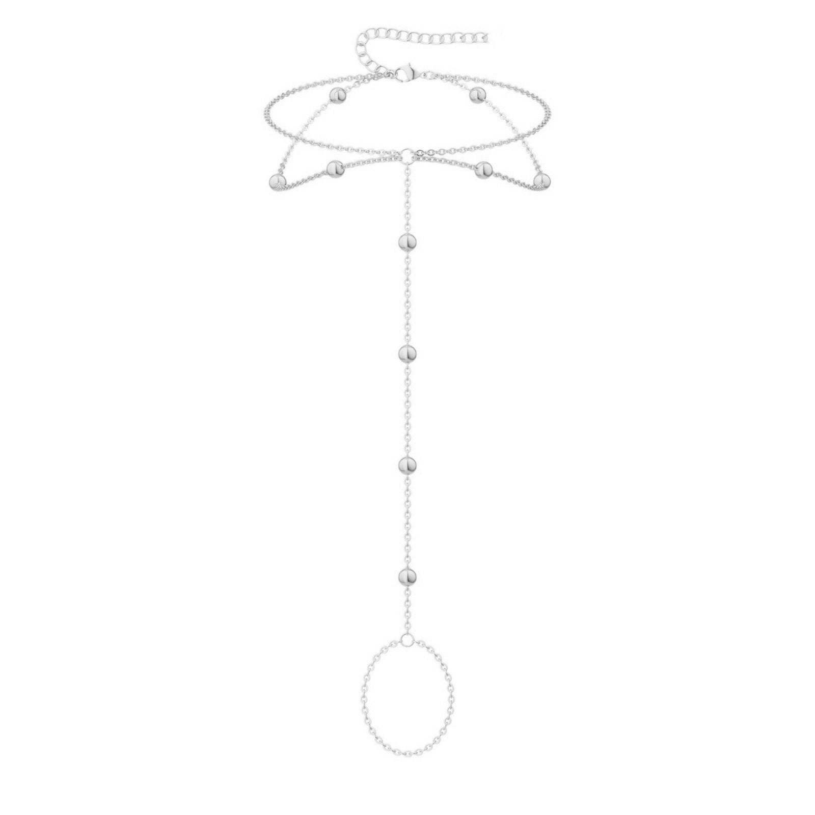 Womens Versatile Personality-filled Ball Bead Anklet