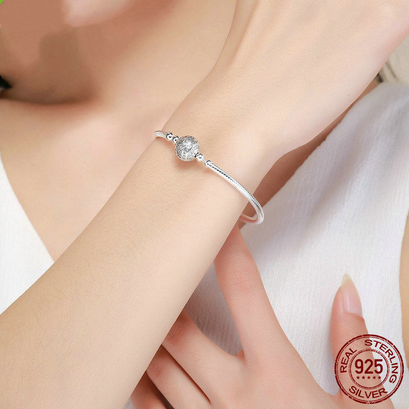 Sterling Silver Ladies Bracelet Stylish Personality