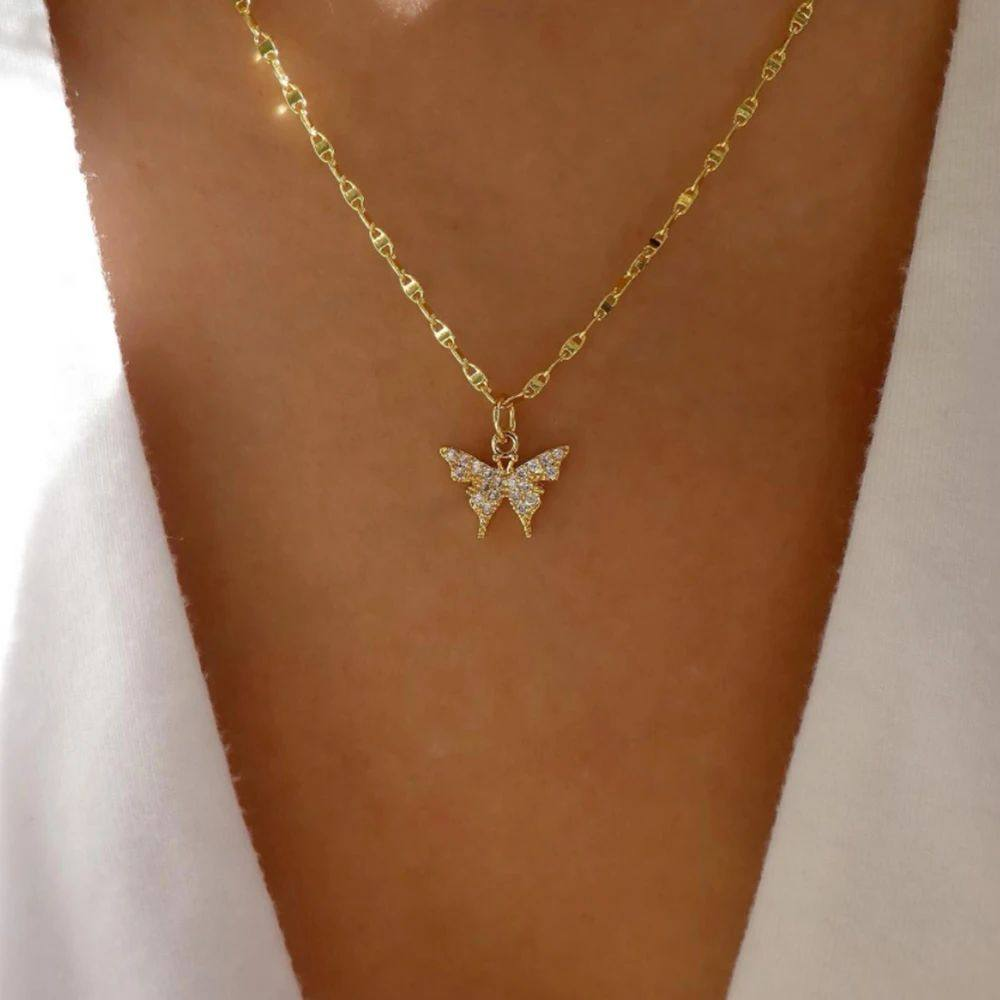 Vintage Gold Multi-style Necklaces For Women