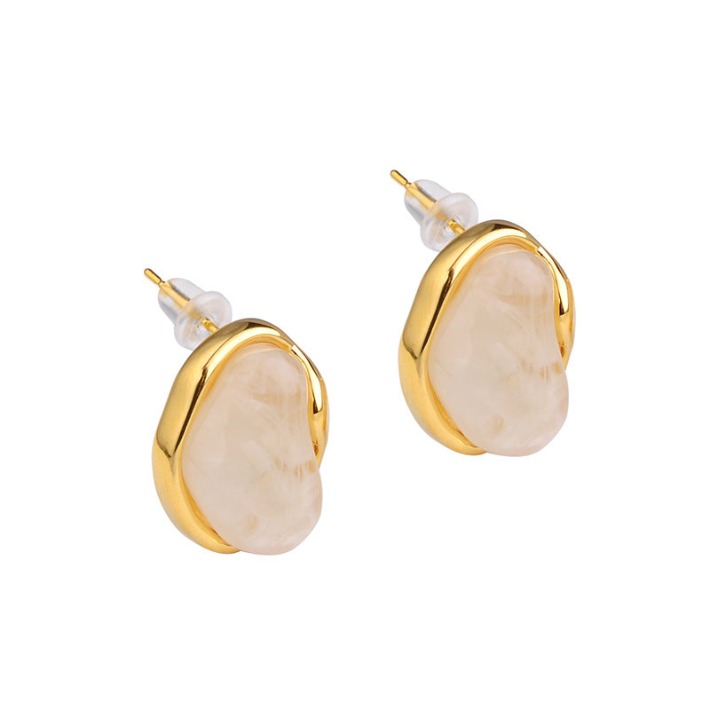 Vintage Amber Earrings Niche Earrings For Women