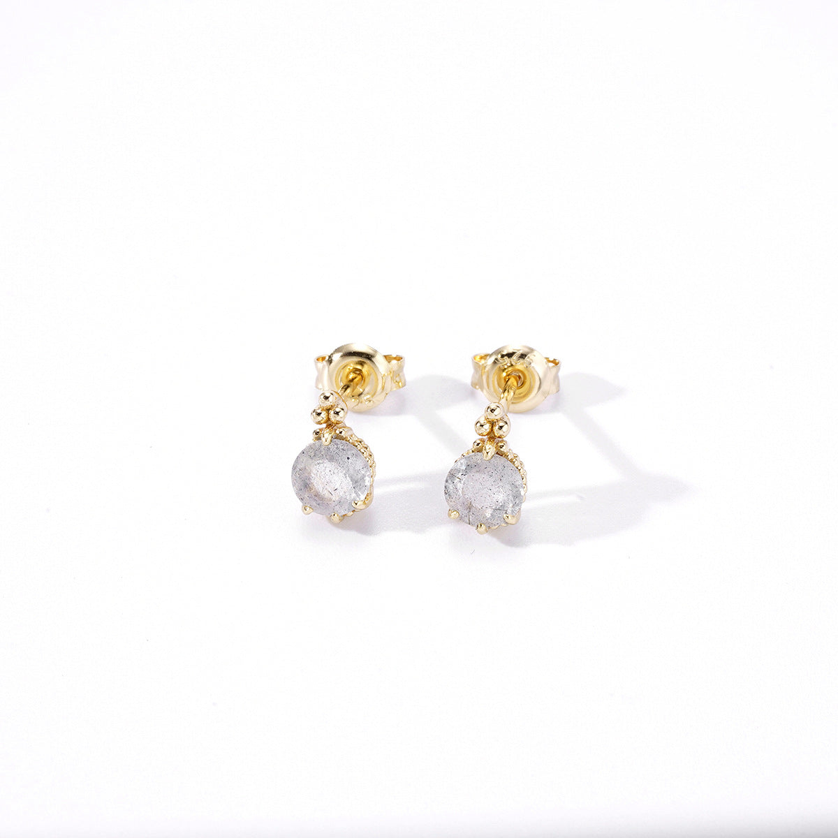 Natural Elongated Stone Earrings For Women