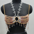 Fashion Colorful Beaded Chest Wrap Body Chains Women