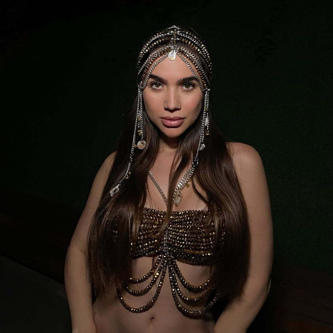 Halter Top Vest Body Chains Chest Necklace