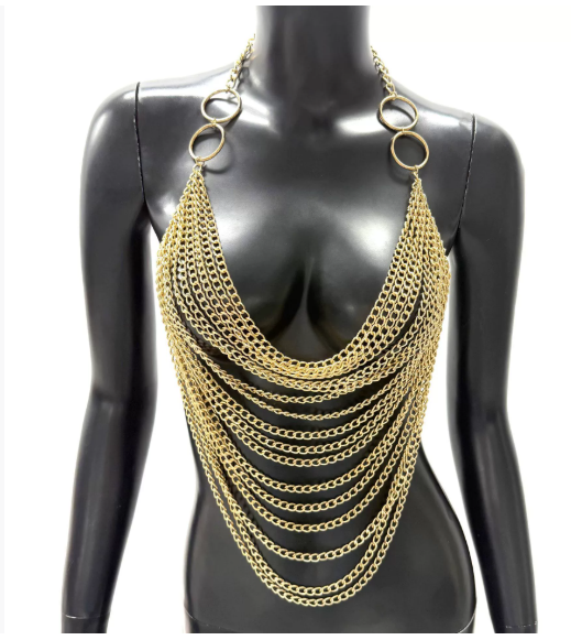 Women's Fashion Personality Multi-layer Body Chains