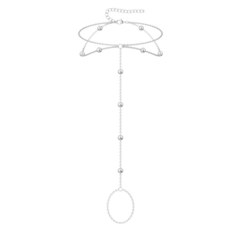 Womens Versatile Personality-filled Ball Bead Anklet